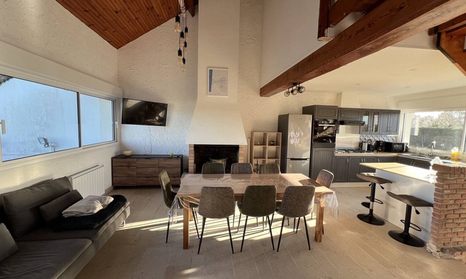 Stella-Plage Casa | Chez Pape & Mame : Stella-Plage, Maison 10-12 Pers