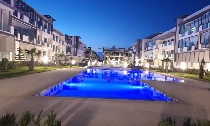 Dar Bouazza Apartamento | Chic 2-bedroom apartment with fitness room, WiFi in charming Tamaris