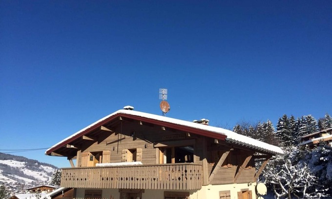 Megeve Apartamento | EXCLUSIVO Y CHIC, UN MISMO TRANQUILO HALF CHALET EN MEGEVE. A 90m DE LAS PISTAS! VISTA 360 °