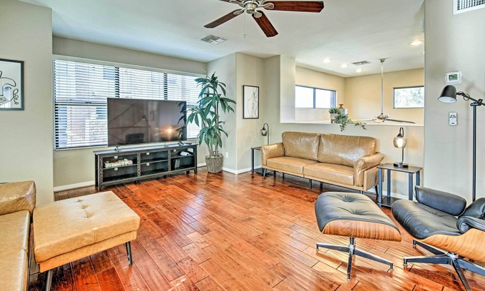 Riverside Casa | Chic Dtwn Tempe Getaway Near ASU & Beach Park