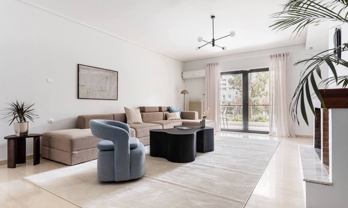 Kifisia Apartamento | Chic & Luminous 3BR Apartment in Kifisia