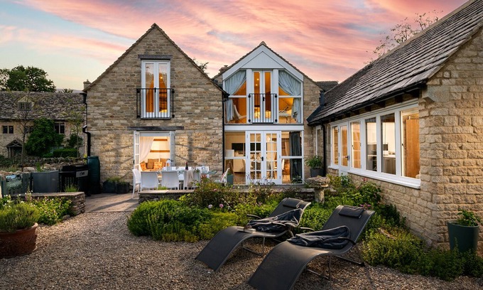 Burford Cabaña | Chic Lujo Cotswold Cottage piedra