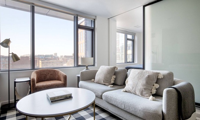 Shawmut Apartamento | Chic South End 1BR w/ Rooftop, W/D & Gym, nr Restaurants, by Blueground