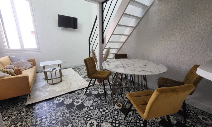 La Gare Apartamento | Chic T2 Neuf Clim Netflix Cosy Centre Ville Gare