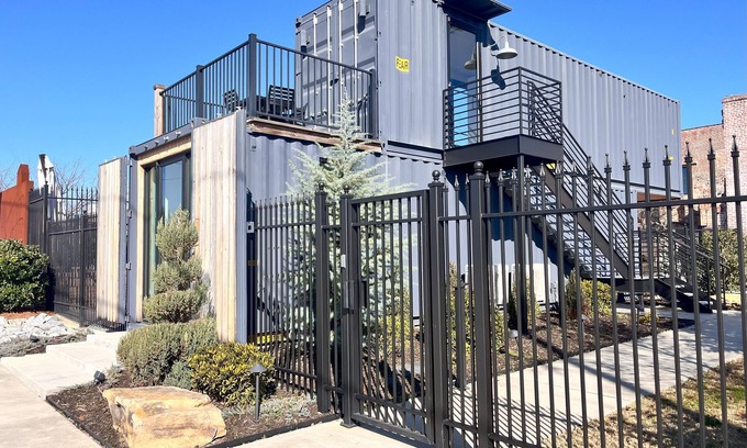 Macon Casa | Chic Urban Escape-Stylish Shipping Container Stay in Downtown Macon!