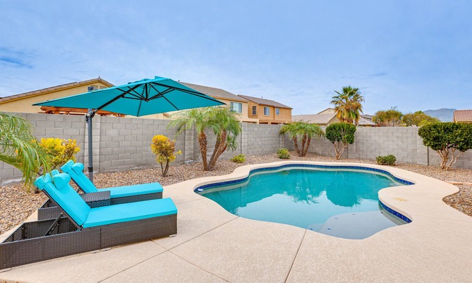 Waddell Casa | Chic Waddell Home w/ Private Pool & Game Room!