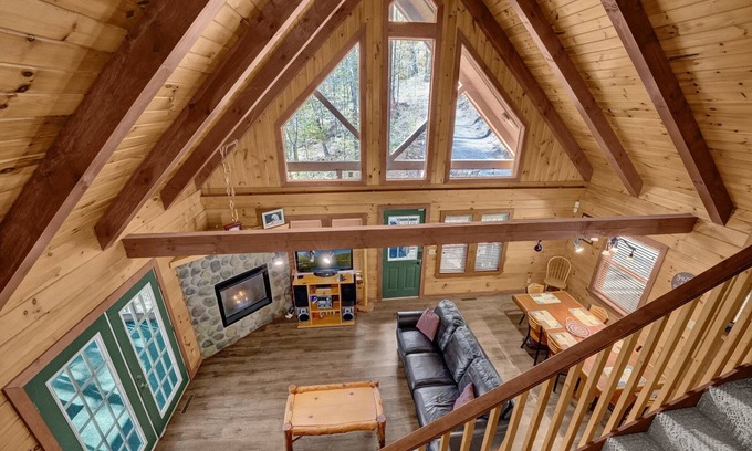 Rockbridge Cabina | Chickadee Cabin en Hummingbird Hill (área de Hocking Hills)
