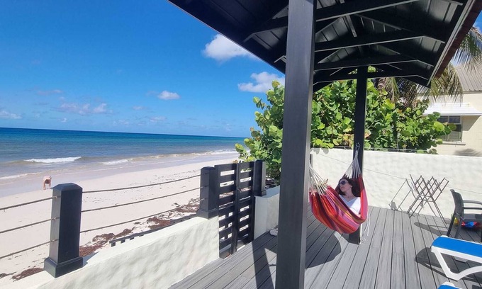 Oistins Apartamento | Chill a Bit Beach Apartment, Beachside Bliss! Apartment and Deck On the Beach!