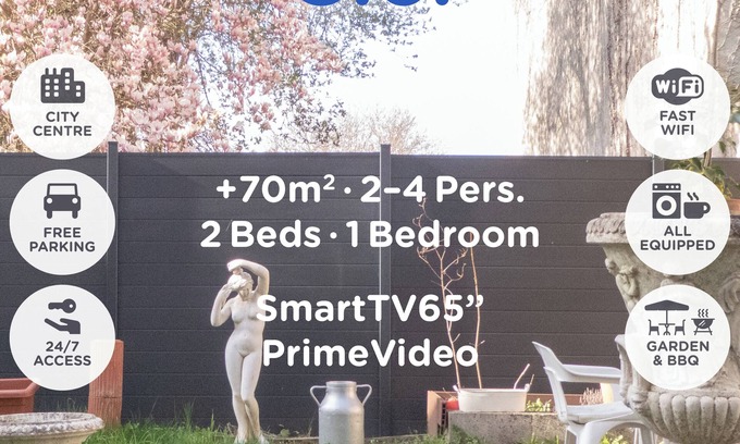 Verdun Apartamento | Ciel - Cosy Comfy 2Bed +70m² Central FastWiFi SmartTV65" PrimeVideo BBQ