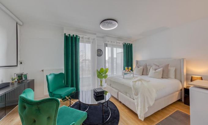 Quartier Vilmorin Apartamento | Cinéma Moon Luxury - Gare 3min - Proche Paris