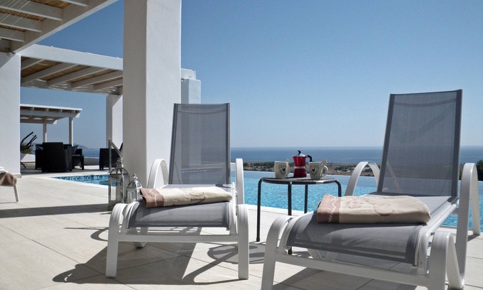 Kalathos Villa | Cinzia Villa con vistas panorámicas, cerca de Lindos