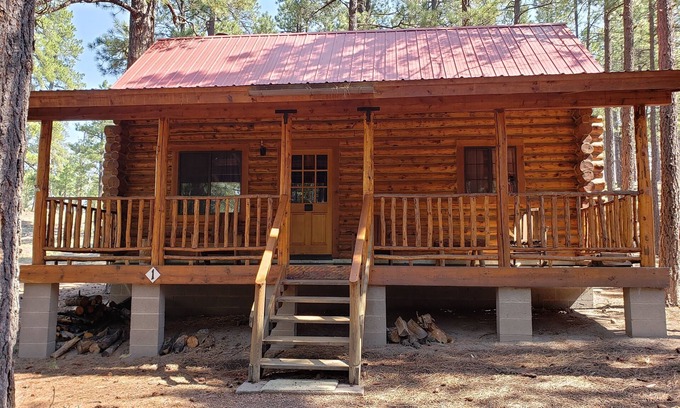 Alpine Cabina | Circle Pine Ranch-"The Real Log Cabin Experience"