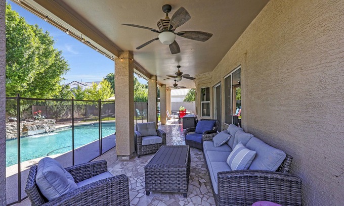Mesa Casa | Citrus Grove Family & Work Friendly Home in Mesa sleeps 15