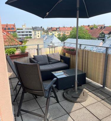 Maxvorstadt Apartamento | City-Apartment with private Rooftop Terrace
