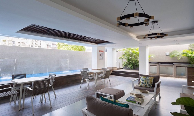 Lope De Vega Condominio | Pool-CityViews- 1BR-Gym-WiFi-A/C-YellowKey 5