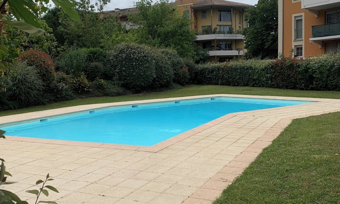 Trois Cocus - Borderouge - Croix-Daurade - Paleficat Apartamento | City Rose T2 with all comforts, private parking, swimming pool