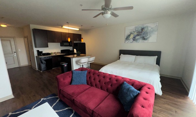 Acipco-Finley Apartamento | City View Studio Pool Gym Walk to UAB