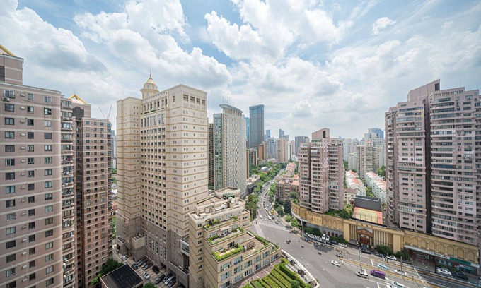 Downtown Shanghai Apartamento | CityHome-Modern 3BRs 2Baths CAC&Fheating