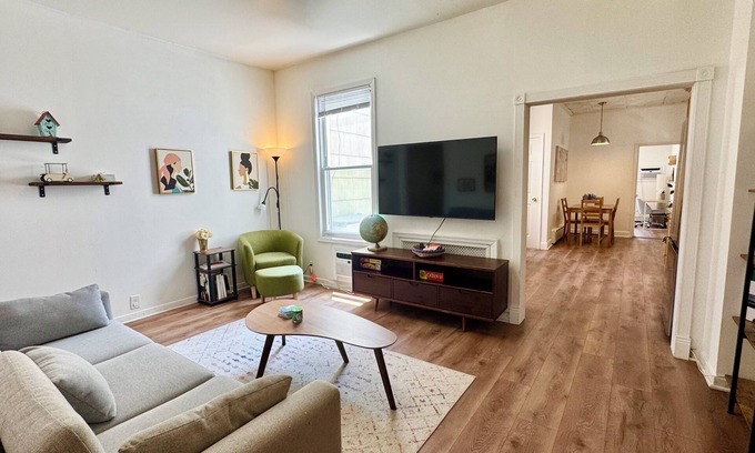 Weehawken Casa | Cityside Haven - Spacious 2BR APT - 12 mins to NYC