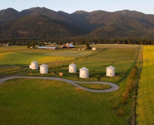 Kalispell Casa | Clark Farm Silos - 5 Silo Mountain View Retreat