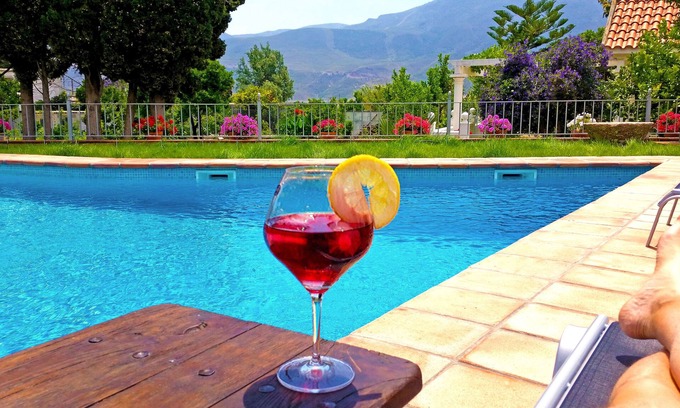 Orgiva Villa | Classic Andalusian Villa, surrounded by Orange Trees, Fountains, Gardens & Pool