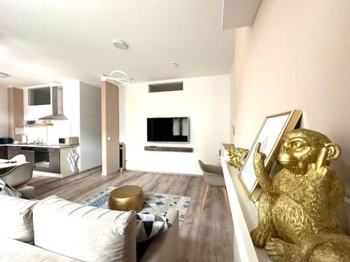 Cottbus Apartamento | Classy City-Apartment - Netflix-Parkplatz-Balkon-Zentrum-BTU-Kaffeevollautomat
