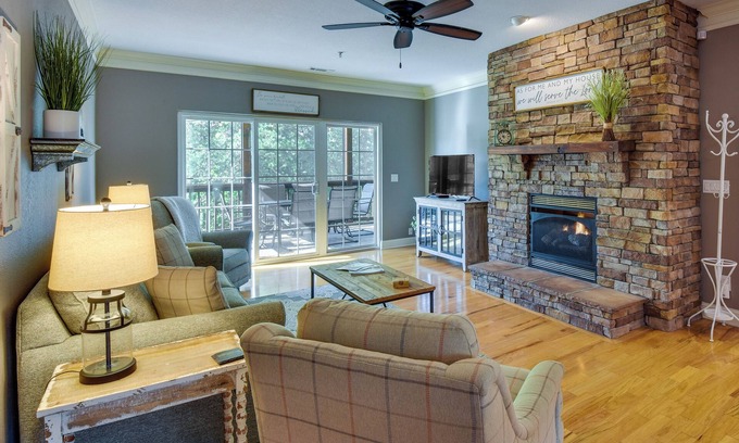 Clayton Condominio | Clayton Resort Getaway w/ Pool Access, Pickleball!
