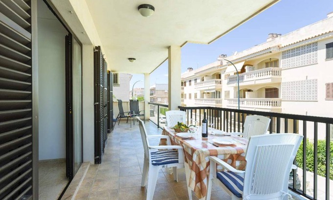 Colonia Sant Jordi Apartamento | Limpio y práctico gran apartamento en las mejores playas de Mallorca