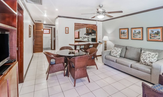 Damas Condominio | Clean & Bright Getaway W/ Shared Pool, Lush Gardens, & Ideal Location Near Town!