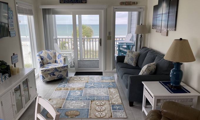 Myrtle Beach Villa | CLEAN! On the Beach! Best Views! FREE Beach Gear!