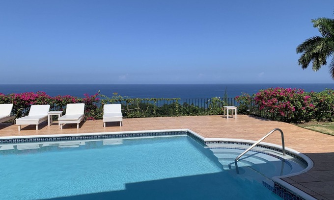 Tryall Villa | Clive House Tryall, espectacular vista al mar cerca de Montego Bay