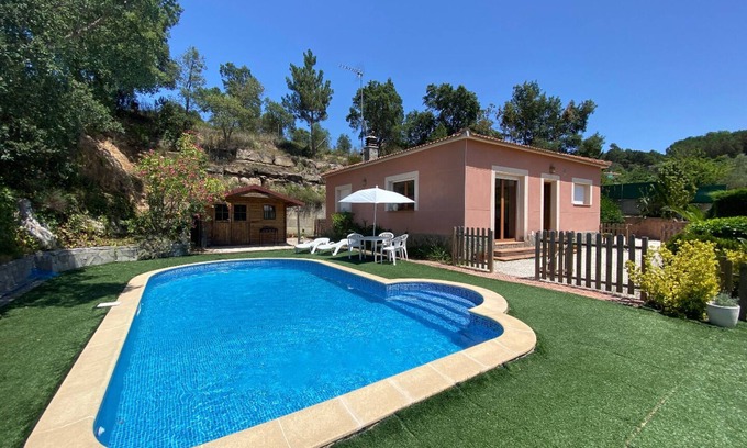 Mont Barbat Villa | Club Villamar - Acogedor chalet con piscina privada y bonitas vistas