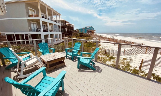 Cape San Blas Casa | Coastal Cabin - beach chic house on the sand & drink in your hand!