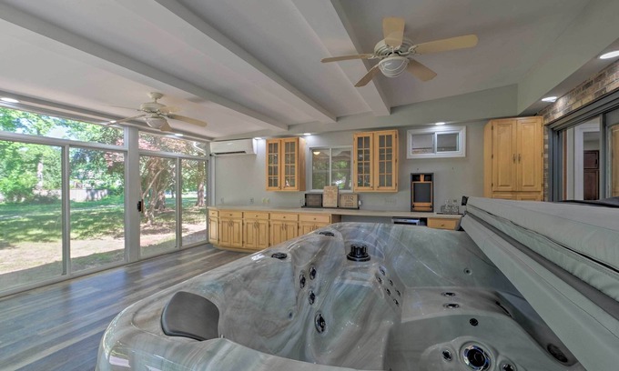 Selby-on-the-Bay Casa | Coastal Edgewater Home w/ Private Hot Tub!