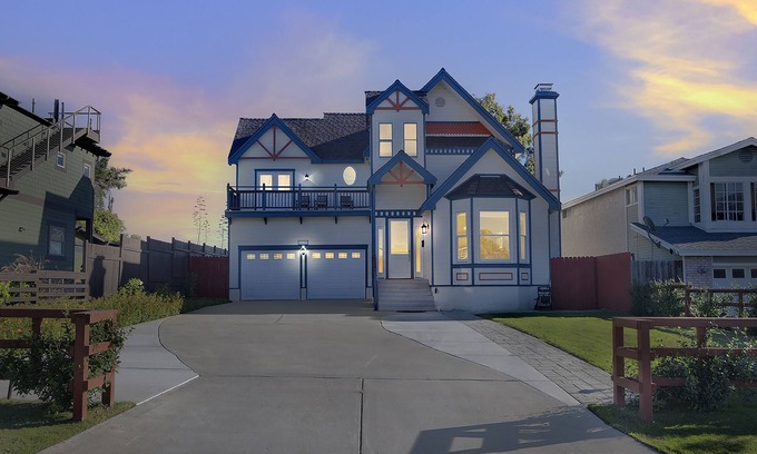 Townsite Casa | Coastal Haven In Oceanside: Cozy Beach Getaway 3 Bedroom Home by RedAwning
