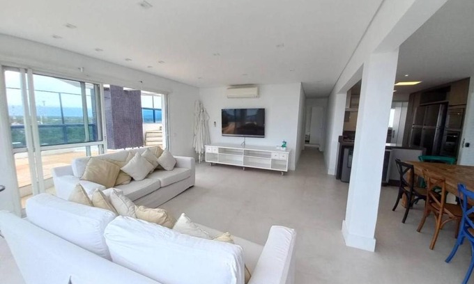 Riviera de Sao Lourenco Apartamento | Cobertura com Incrível Vista do Mar - Piscina e 3 suítes na Riviera de São Lourenço