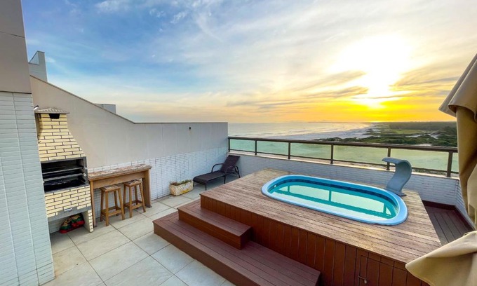 Centro Hotel | Cobertura Luxo Sophia I - Orla Praia Grande