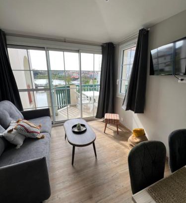 Bourgenay Apartamento | Coco studio 2 adultes et 2 enfants avec terrasse vue sur le Lac et accès parc aquatique gratuit