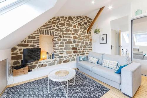 Rocabey - Alsace - Gare Apartamento | Cocon Malouin Charmant T2 vue Intra-Muros et port