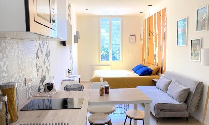 Rochefort Apartamento | Cocon Moderne au Cœur de Rochefort - Studio Élégant Pour un Séjour Inoubliable