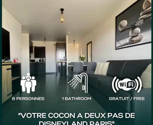Montevrain Apartamento | Cocon moderne - proche Disneyland Paris