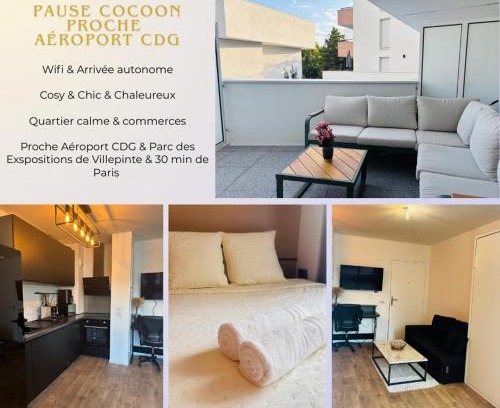 Tremblay-en-France Apartamento | Cocoon break near CDG Airport & 30 min from Paris
