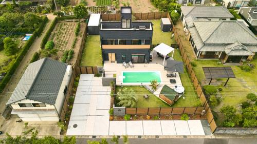 Shirako Casa | Color Bee Villa 99 海の見える貸別荘,プライベートプール, サウナ, ジャグチ,ドッグラン,BBQ付き