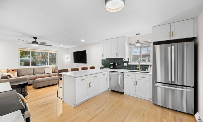 Arvada Plaza Area Casa | Colorado Oasis: Hot Tub, Ping Pong, Grill, & Fire Pit