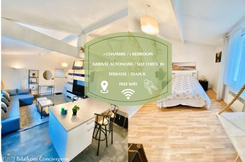 Talence Apartamento | Comfort & WiFi - Talence - 4 pers - tram B