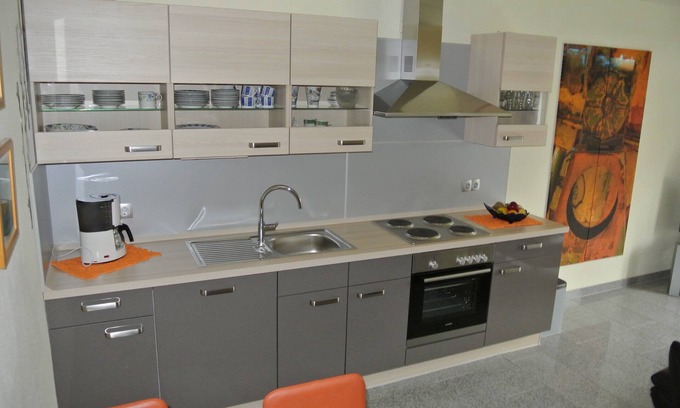 Carolinensiel Apartamento | + niños modernos especialmente. Apartamento, 72 metros cuadrados, m. 2 terrazas / WiFi gratis / muebles luminosos