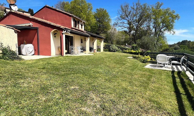Proissans Casa | Comfortable air-conditioned villa - private heated swimming pool 3 kms from Sarlat center