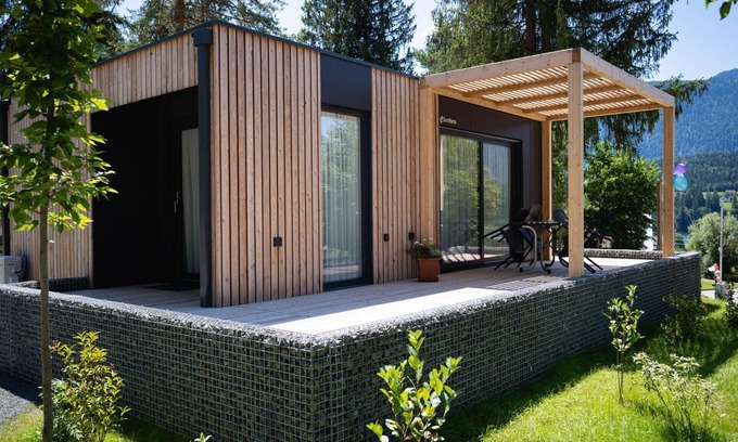 Presseggen Chalet De Esquí | Cómodo chalet con aire acondicionado, en un parque de vacaciones cerca de Pressegger See