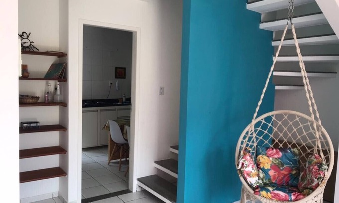 Atalaia Casa | Cómodo dúplex, 3qts (1Suite), Wifi, aire acondicionado. 2 min de la costa. Acogedor