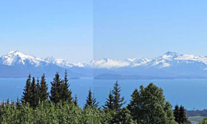 Homer Casa | Cómoda casa cerca de la ciudad con impresionantes vistas y encantador espacio al aire libre